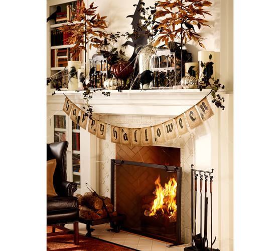 Flameless Raven Pillar Candle Pottery Barn