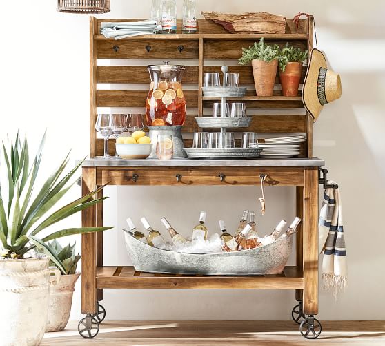 Galvanized Metal Party Boat Cooler Pottery Barn
