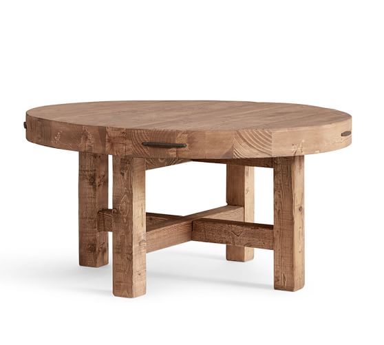 Marietta Round Coffee Table Pottery Barn