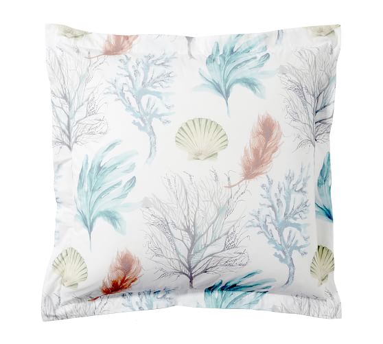 Del Mar Coastal Patterned Duvet Cover Sham Pottery Barn