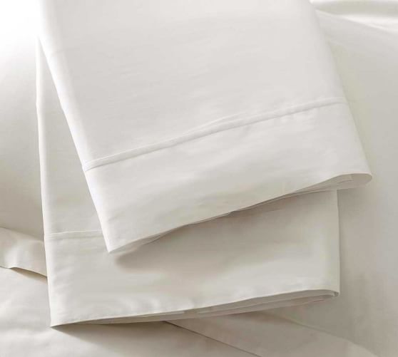 Pb Essential 300 Thread Count Sateen Sheet Set Pottery Barn