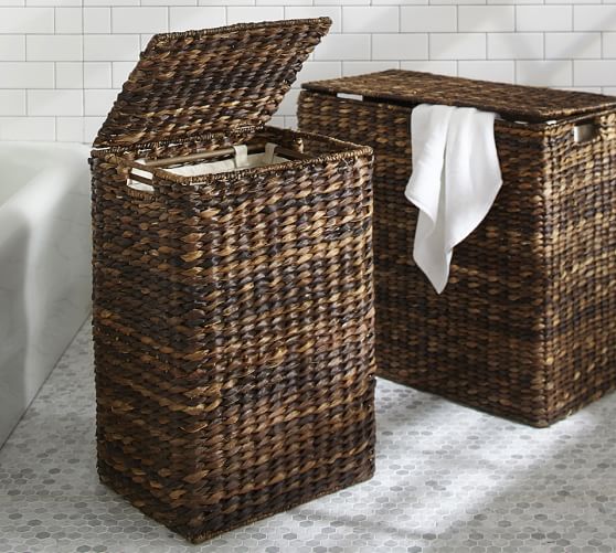 Seagrass Hamper & Liner Havana Pottery Barn