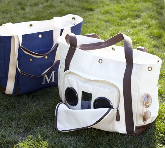 Cooler Speaker Tote Pottery Barn
