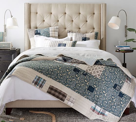 Malibu Patchwork Quilt Sham Pottery Barn