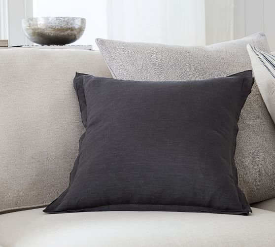 Belgian Flax Linen Flange Pillow Covers Pottery Barn