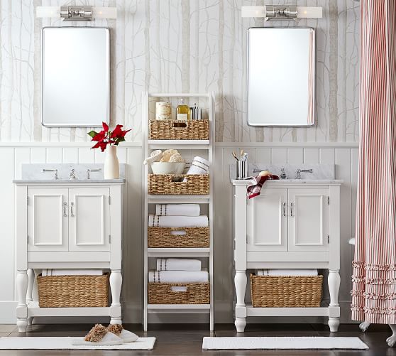 Newport Mini Single Sink Vanity Pottery Barn