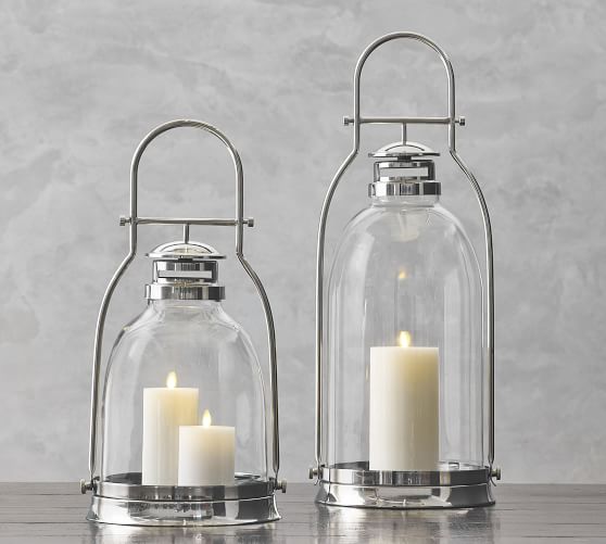 Nantucket Silver Coastal Lantern Pottery Barn