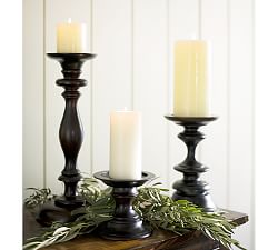 Unfinished Wood Pillar Candle Holders Pottery Barn Unfinished Wood Pillar Candle Holders Pottery Barn