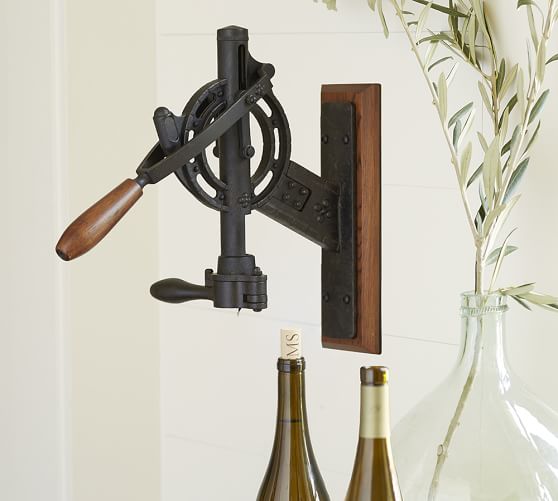 Vintners Wall Mount Opener Wine Accessories Pottery Barn Vintners Wall Mount Opener Wine Accessories Pottery Barn