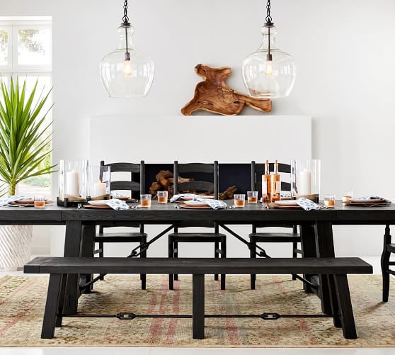 Benchwright Dining Bench Pottery Barn