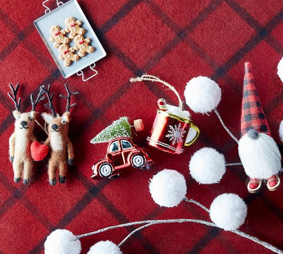 St Jude Felt Reindeer Ornament Pottery Barn