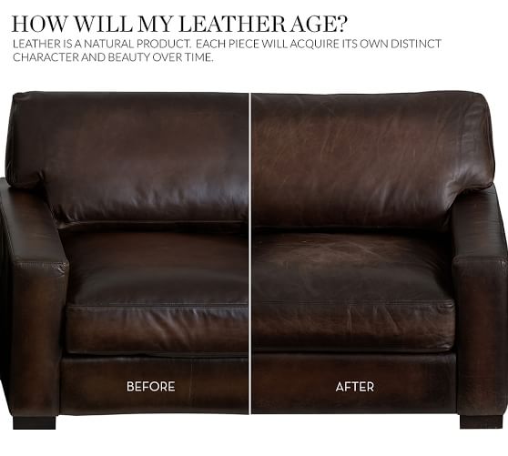 Turner Square Arm Leather Armchair Pottery Barn