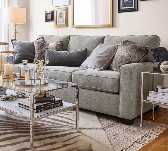 Buchanan Square Arm Upholstered Sofa Pottery Barn Buchanan Square Arm Upholstered Sofa