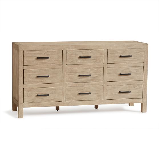 Linwood 9 Drawer Wide Dresser Pottery Barn