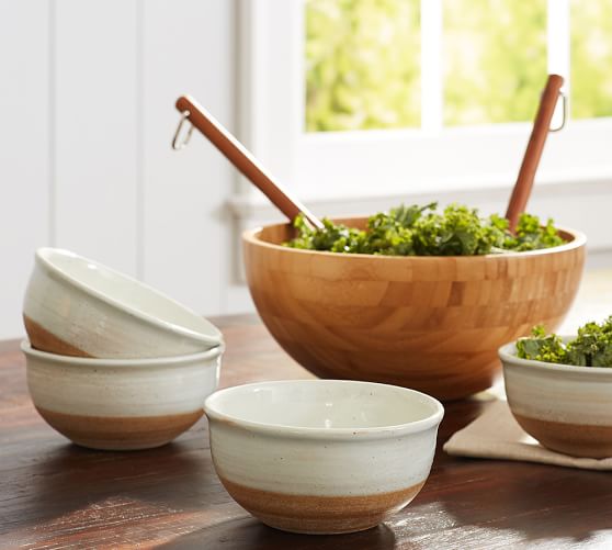 Portland Stoneware Individual Bowls Set Of 4 Pottery Barn