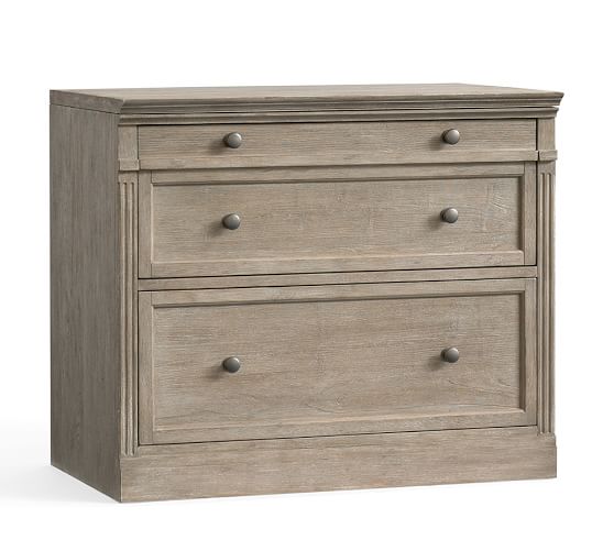 Livingston Double 2 Drawer Lateral Filing Cabinet With Top
