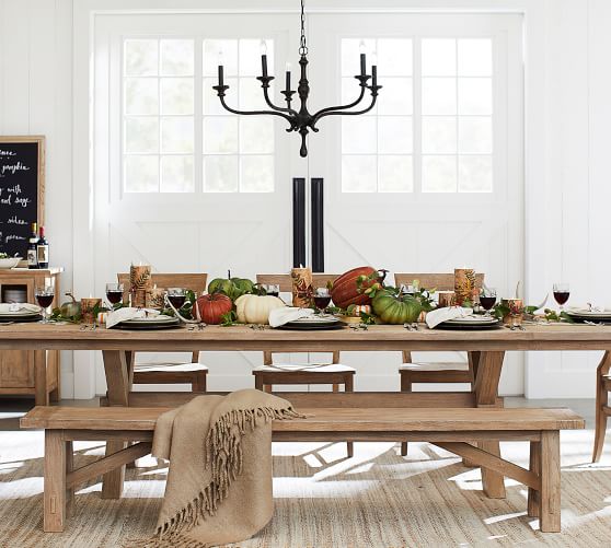Toscana Dining Bench Pottery Barn