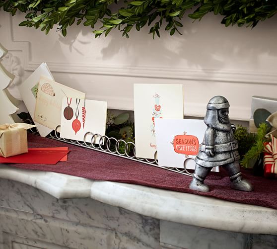 Santa S List Cardholder Pottery Barn