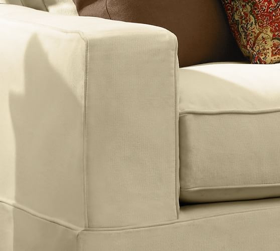 Pb Comfort Square Arm Slipcovered Armchair Pottery Barn