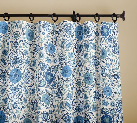 Adya Suzani Print Curtain Pottery Barn