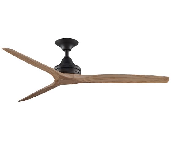 60 Spitfire Indoor Outdoor Ceiling Fan Dark Bronze Pottery Barn