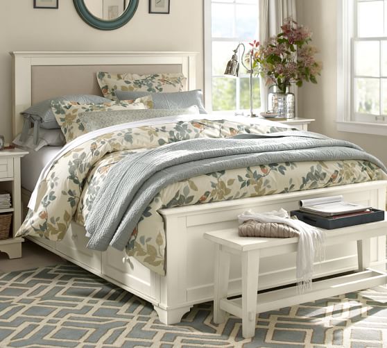 Sadie Bird Organic Patterned Duvet Cover Sham Pottery Barn