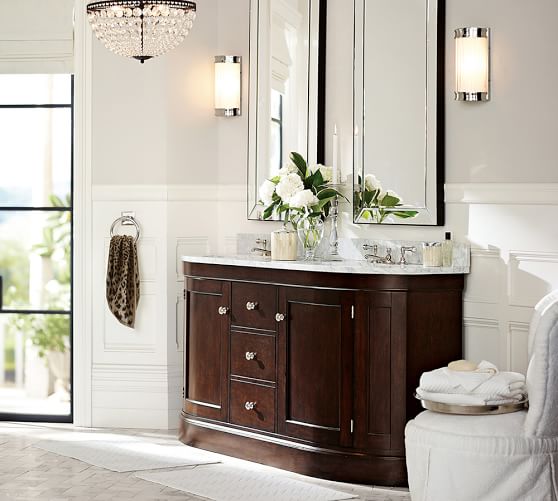 Astor Beveled Wall Mirror Pottery Barn
