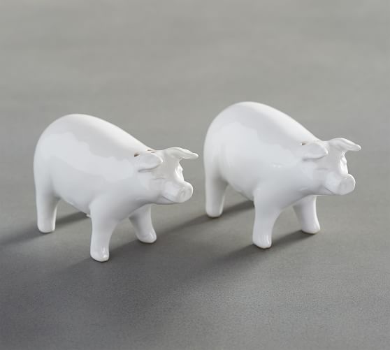 Farmhouse Pig Salt Pepper Shakers Pottery Barn