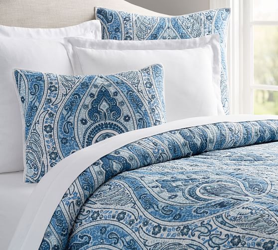 Billie Paisley Quilt Sham Pottery Barn