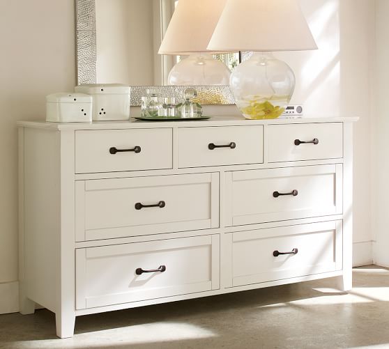 Stratton 7 Drawer Extra Wide Dresser Pottery Barn