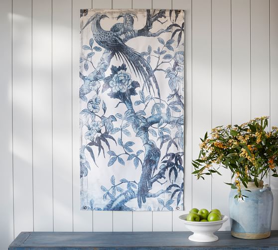 Wall Hanging Canvas Blue Bird Pottery Barn