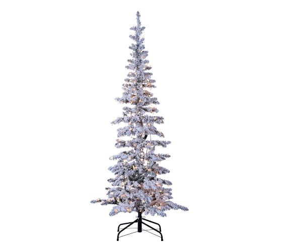 6 5ft 7 5ft 9ft Pre Lit Flocked Austin Pine Artificial Christmas