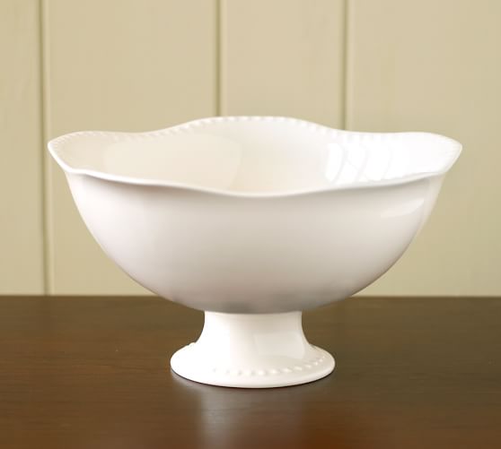 Emma Beaded Footed Serving Bowl Emma Beaded Footed Serving Bowl