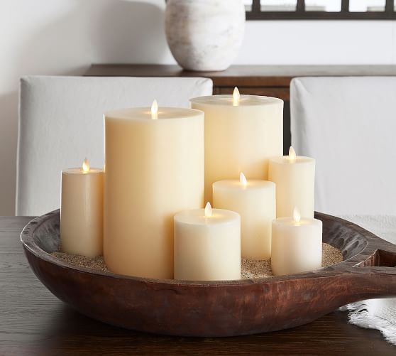 Premium Flicker Flameless Wax Candles Pottery Barn