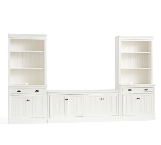 Aubrey 5 Piece Entertainment Center Pottery Barn
