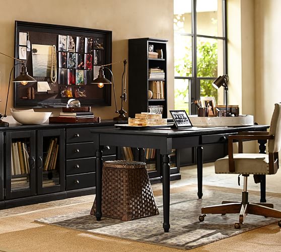 Printer S Writing Desk Tuscan Chestnut Pottery Barn