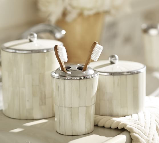 Bone Inlay Bath Accessories Pottery Barn