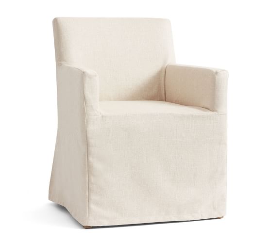 Pb Classic Long Dining Chair Cover Pottery Barn Pb Classic Long Dining Chair Cover