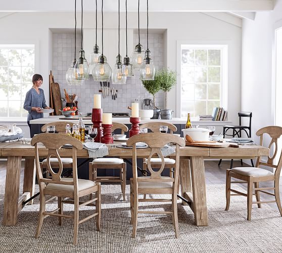 Benchwright Extending Dining Table Seadrift Pottery Barn