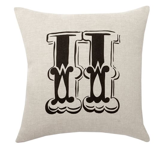 Personalized Alphabet Decorative Pillow Cover Pottery Barn