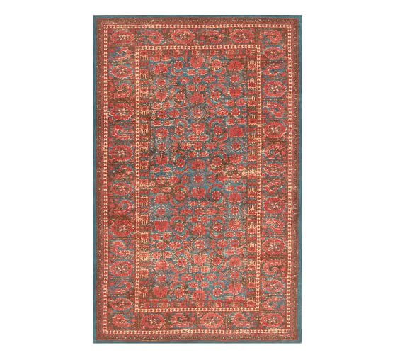 Multi Marguerite Printed Rug Patterned Rugs Pottery Barn