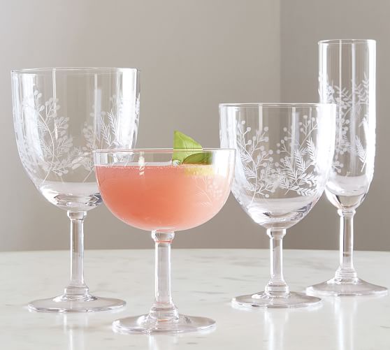 25 50 White Wine Glasses Wine Glasses Pottery Barn