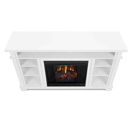 Real Flame Belford Electric Fireplace Media Cabinet Pottery Barn