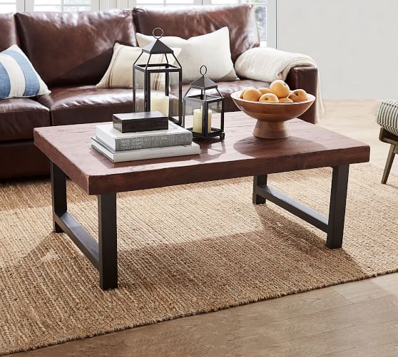 Griffin Reclaimed Wood Coffee Table Pottery Barn