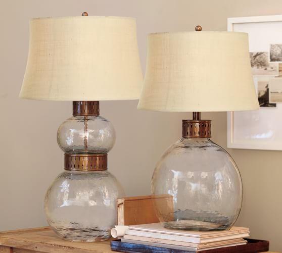 Julian Glass Table Lamp Pottery Barn