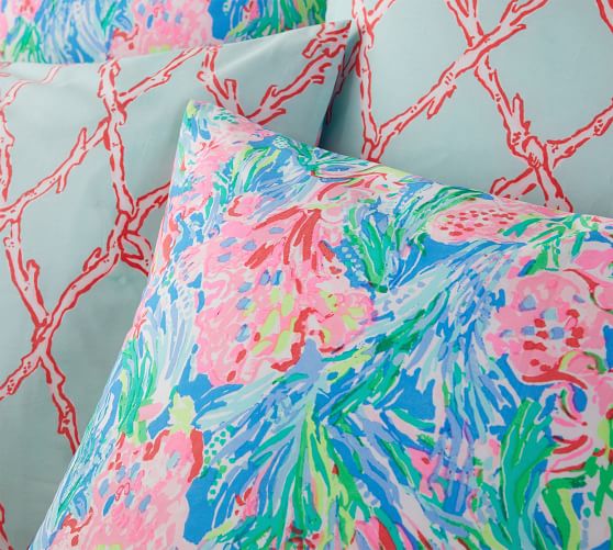 Lilly Pulitzer Fan Sea Pants Pillow Sham Pottery Barn