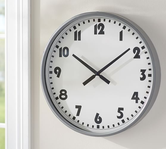 Sophie Modern Wall Clock Pottery Barn