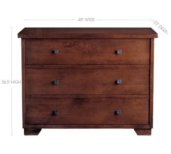 Sumatra 3 Drawer Dresser Pottery Barn
