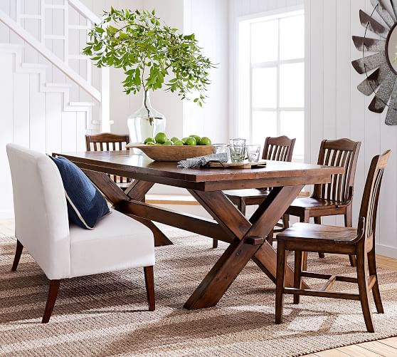 Toscana Dining Table Tuscan Chestnut Pottery Barn