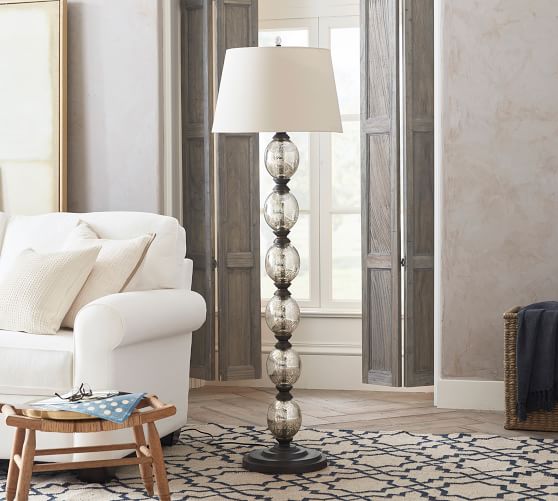 Stacked Column Traditional Style Floor Lamp Living Room Accent 3